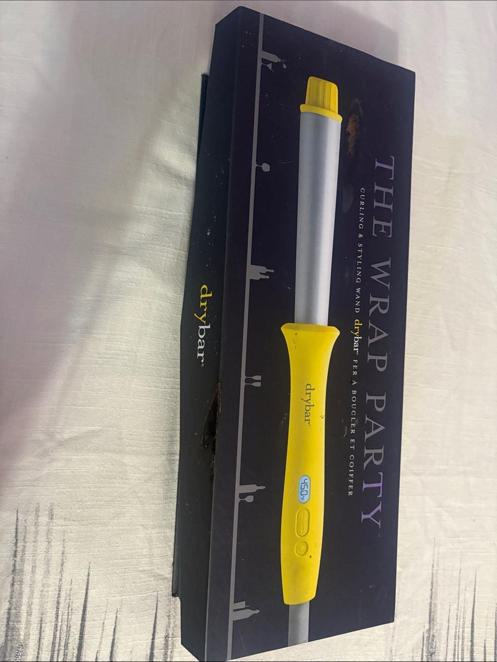 Drybar Yellow and Silver Curling & Styling Wand